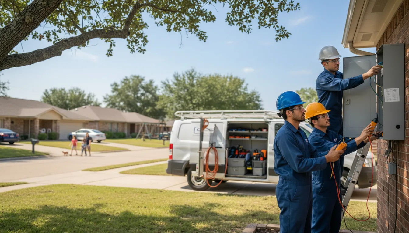 Certified electrician providing emergency electrical services in Chambers, AZ